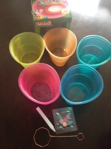 Kit para colorir os ovos