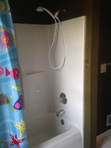 Banheiro típico americano