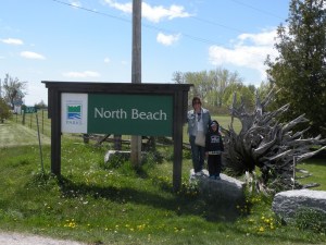 Praias formadas pelo lake Ontario em Prince Edward island