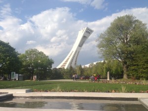 Vista do parque olimpico de Montreal